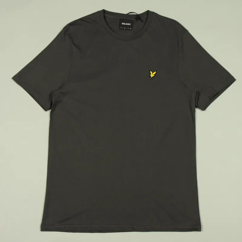 Lyle and Scott Plain T-Shirt - Gunmetal